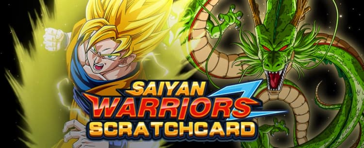 Saiyan Warriors SCRATCHCARD