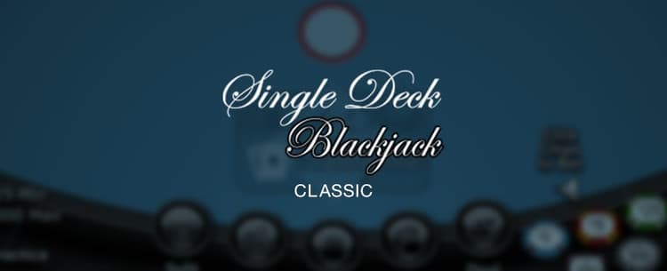 Play Classic Single Deck Blackjack Online at Ozoon